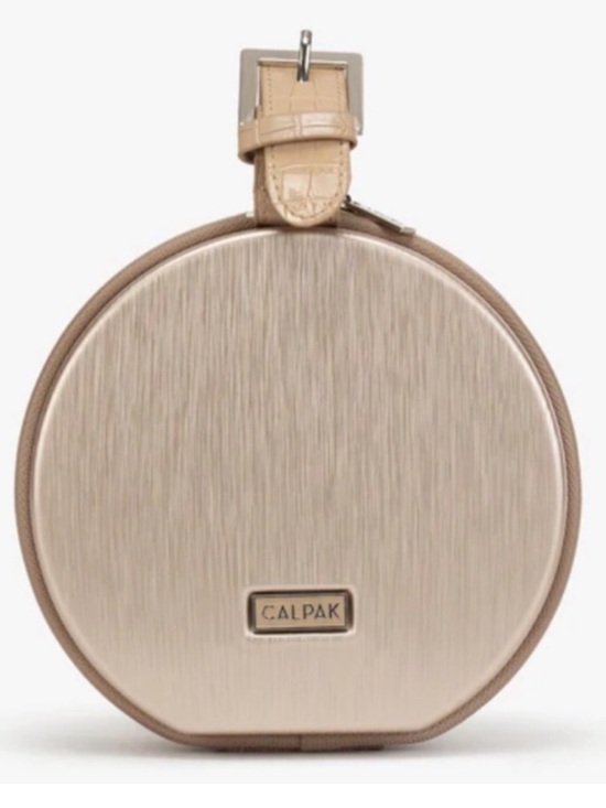Calpak Handbags - CALPAK Baye Mini Handcase Hat Box in Rose Gold